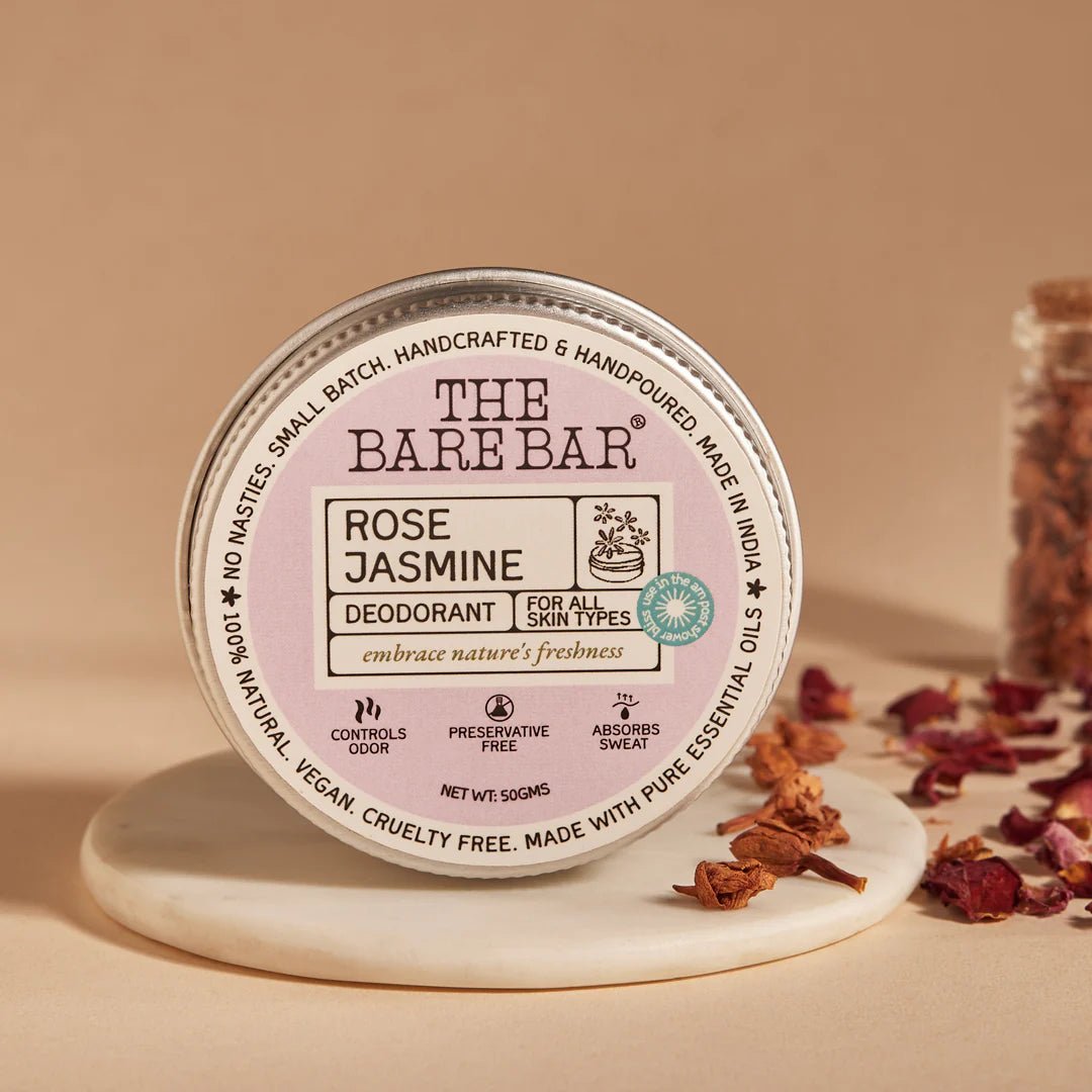 The Bare Bare Rose Jasmine Deodorant - Suspire