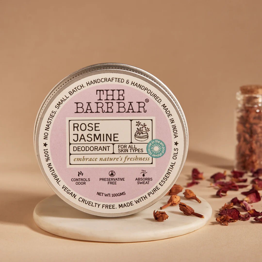 The Bare Bare Rose Jasmine Deodorant - Suspire