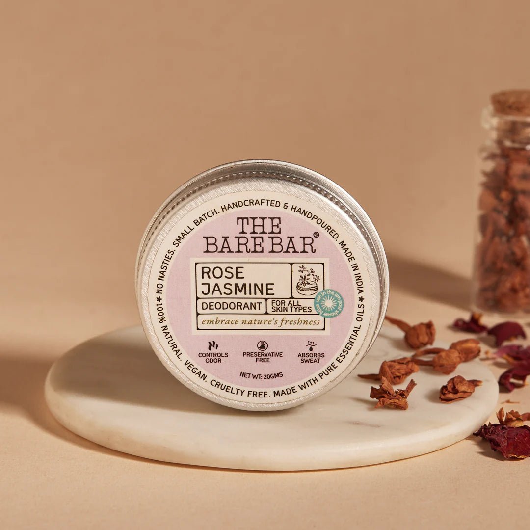 The Bare Bare Rose Jasmine Deodorant - Suspire