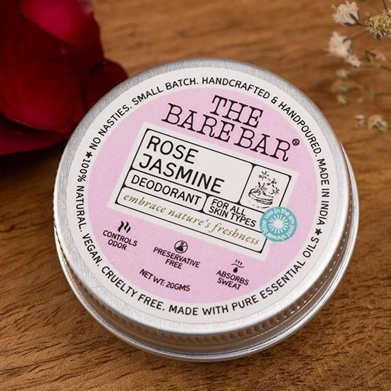 The Bare Bare Rose Jasmine Deodorant - Suspire