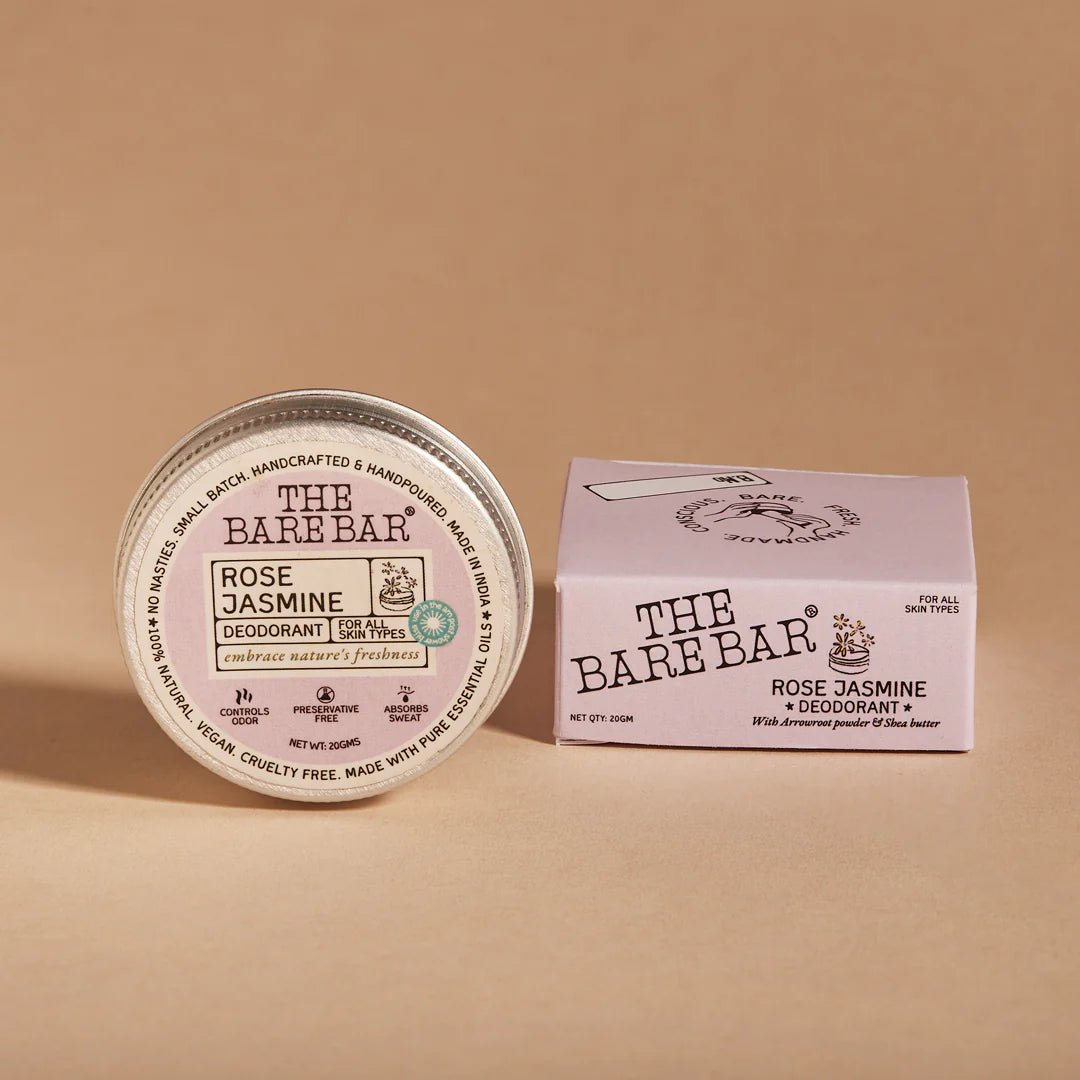 The Bare Bare Rose Jasmine Deodorant - Suspire