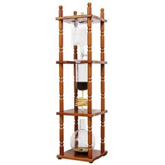 The Bean Co Roasters Cold Brew Coffee Tower – 3L Capacity | Slow Drip Cold Brew Maker Japan-Style | Premium Glass & Wood Design