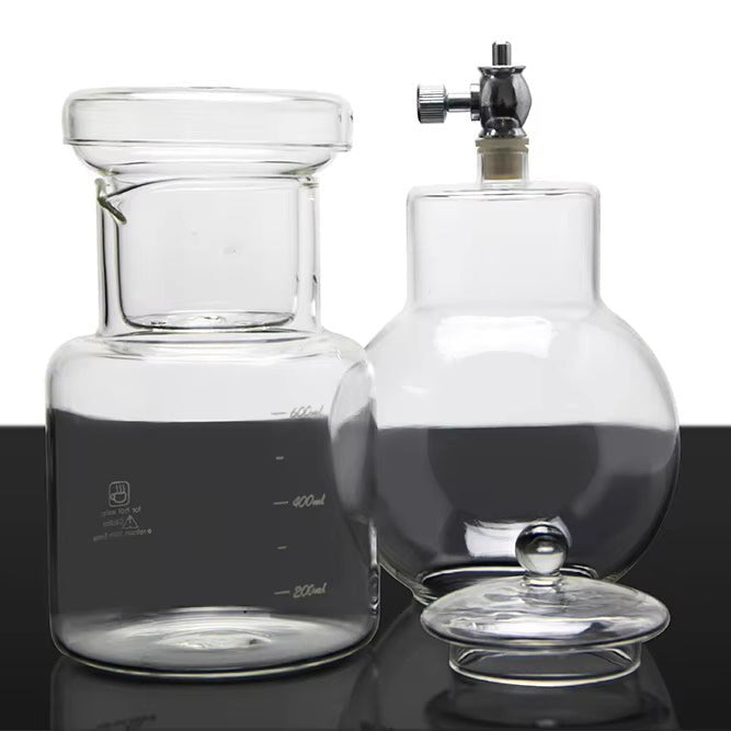 The Bean Co Roasters Cold Brew Coffee Tower – 500ml Capacity | Japan - Style Slow Drip Cold Brew Maker | Premium Glass & Wood Design - Suspire