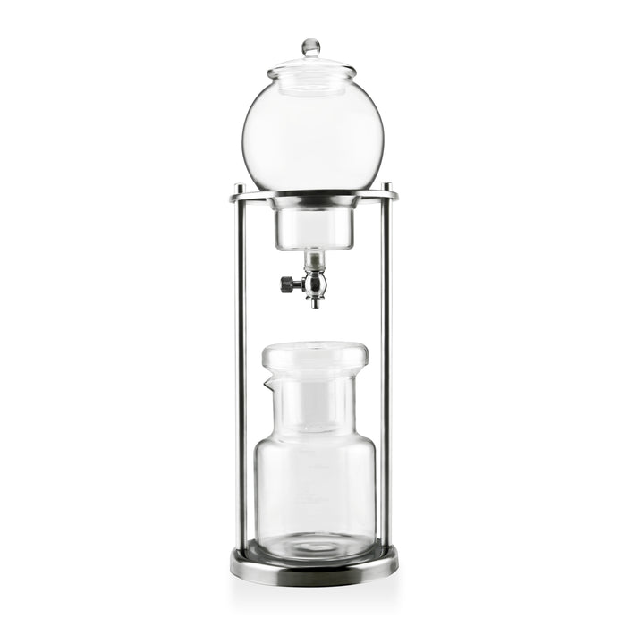 The Bean Co Roasters Cold Brew Coffee Tower – 500ml Capacity | Japan - Style Slow Drip Cold Brew Maker | Premium Glass & Wood Design - Suspire