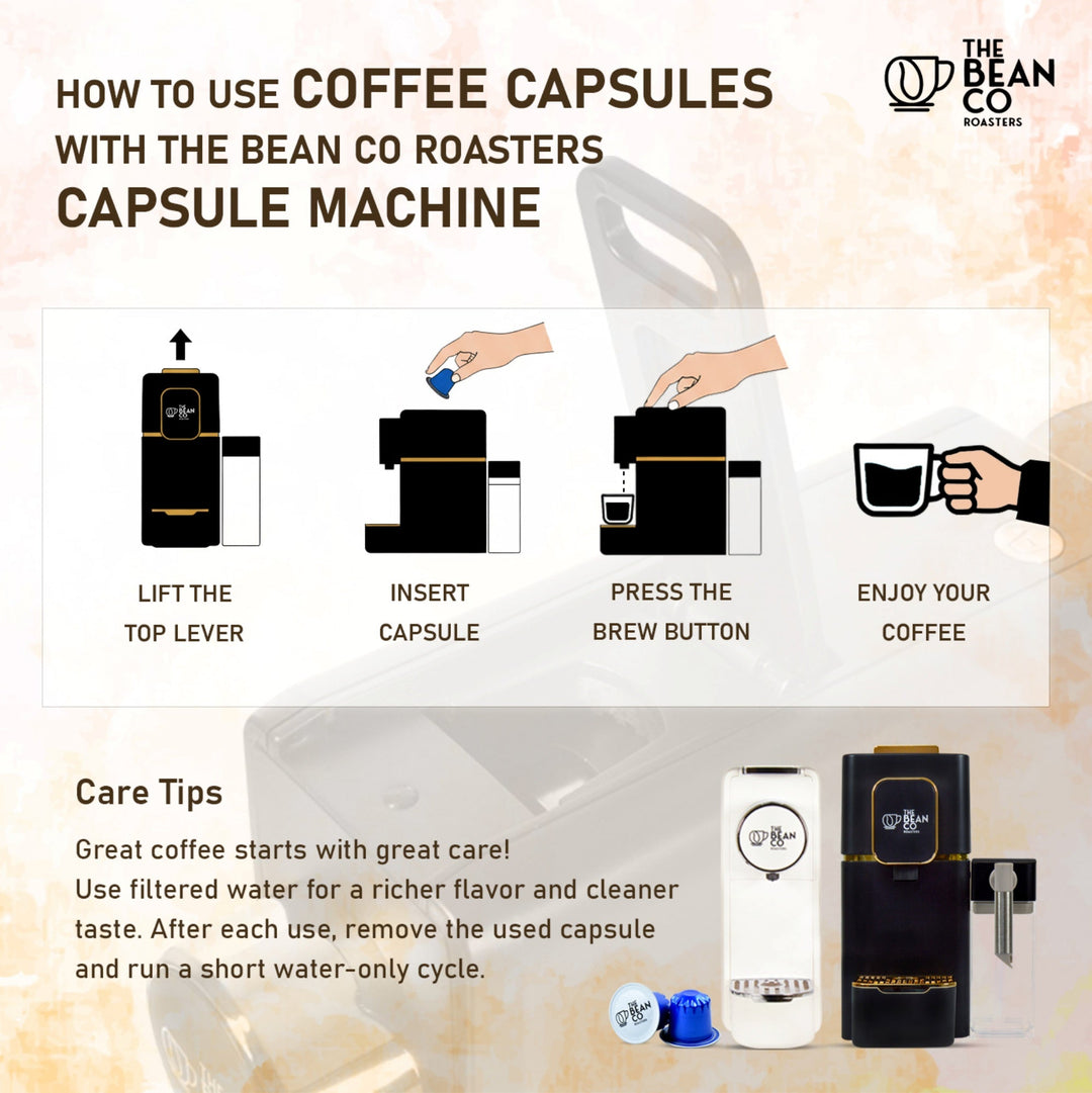 The Bean Co Roasters Estremo Aluminium Coffee Capsules | Intensity 10 | Intense & Rich | Dark Roast | 100% Premium Arabica - Suspire