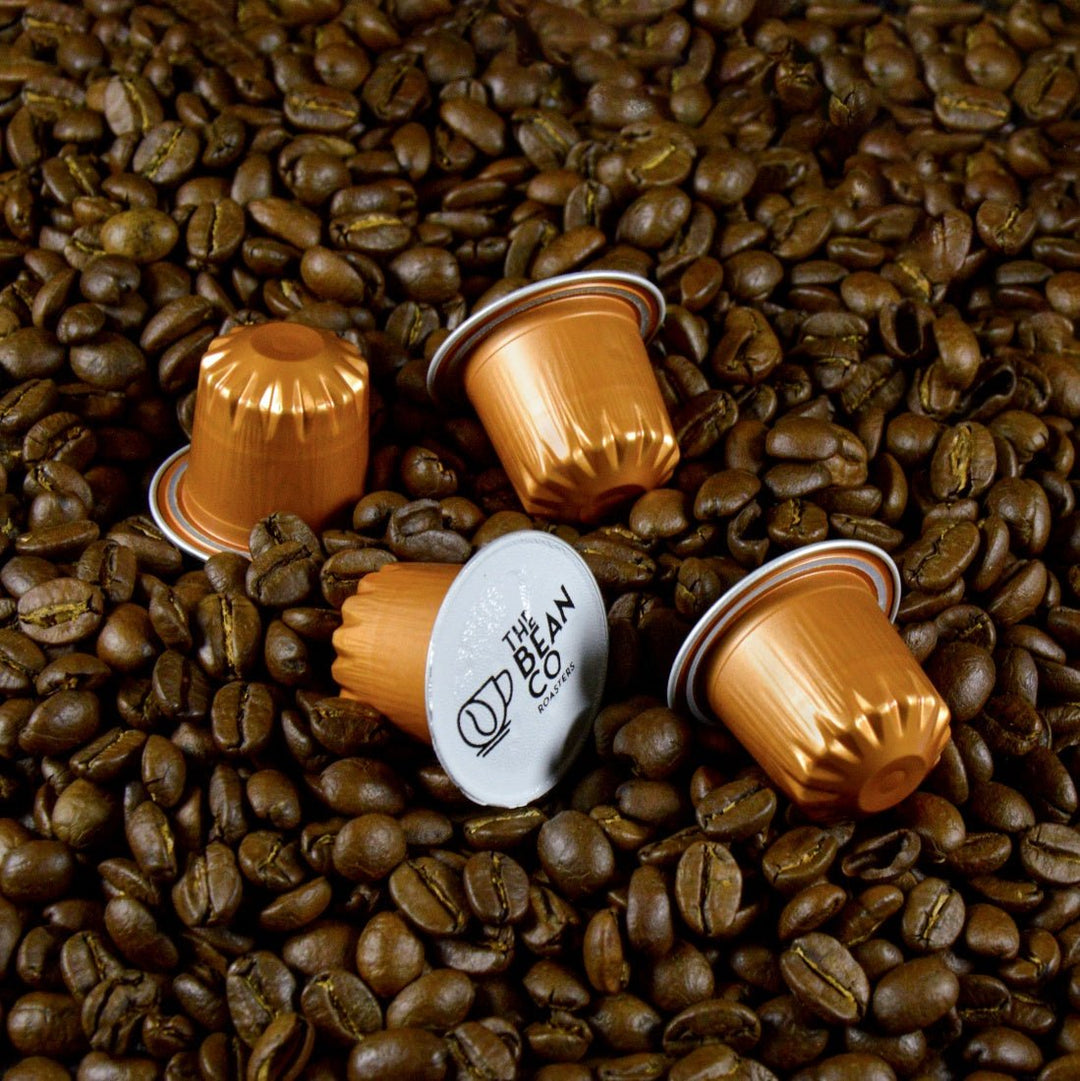The Bean Co Roasters Forte Aluminium Coffee Capsules | Intensity 9 | Bold & Full - Bodied | Medium - Dark Roast | 100% Premium Arabica - Suspire