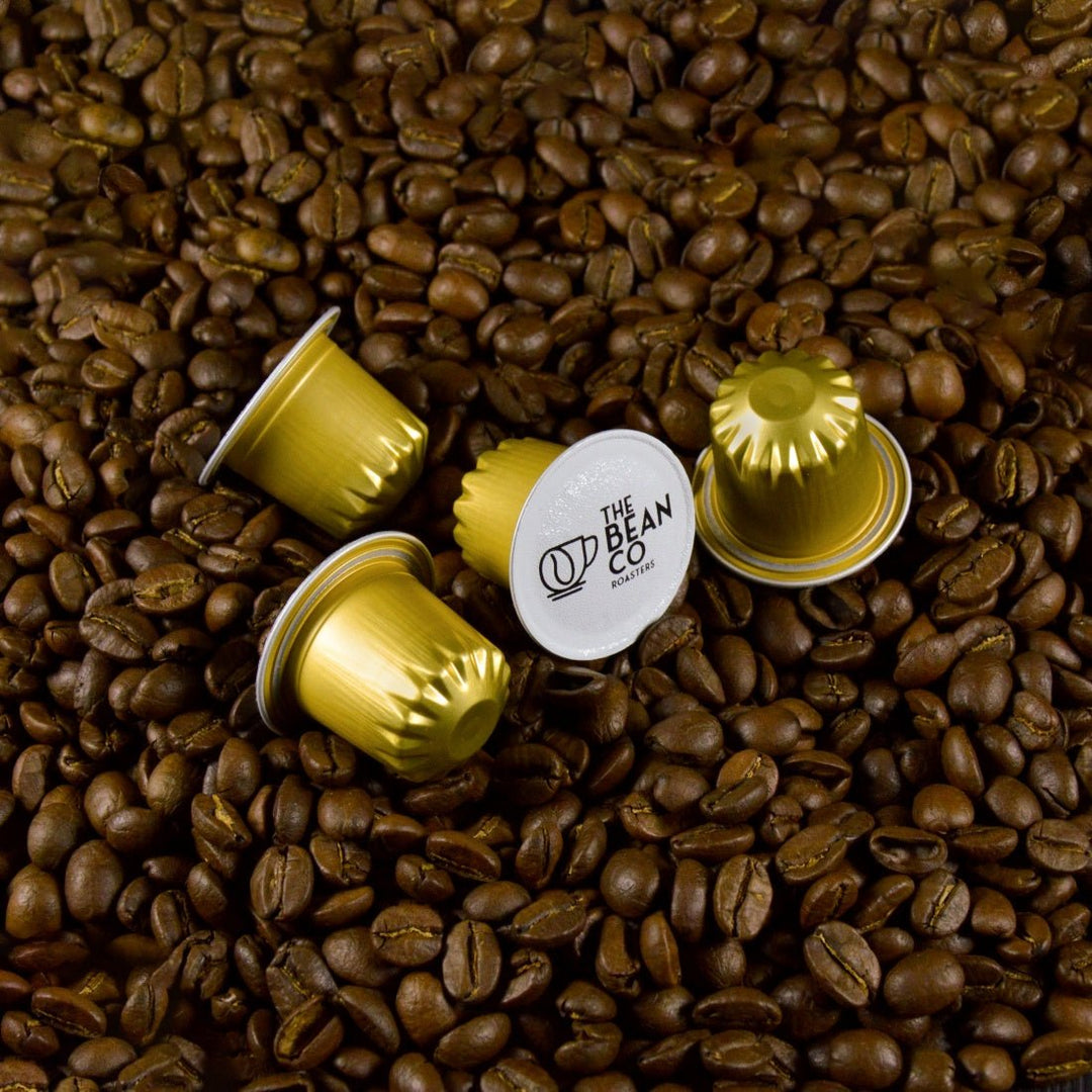 The Bean Co Roasters Medio Aluminium Coffee Capsules | Intensity 8 | Balanced & Nutty | Medium Roast | 100% Premium Arabica - Suspire
