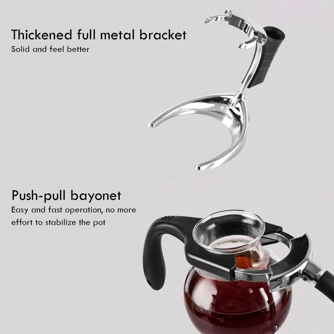 The Bean Co Roasters Siphon Coffee Maker | 3 Cup Capacity | Heat Resistant Borosilicate Glass | Coffee Maker - Suspire