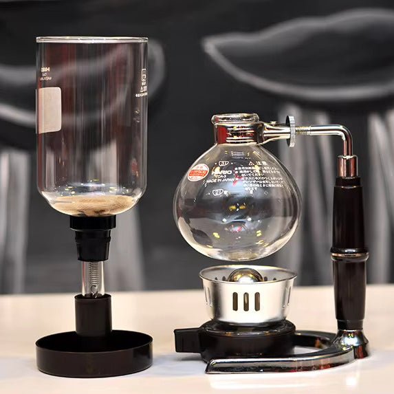 The Bean Co Roasters Siphon Coffee Maker | 5 Cup Capacity | Heat Resistant Borosilicate Glass | Coffee Maker - Suspire