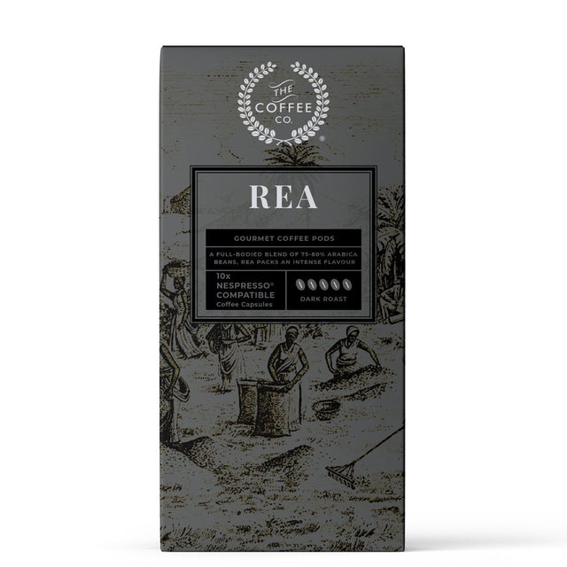 Rea. Nespresso® Compatible Coffee Capsules - Box of 10 pods