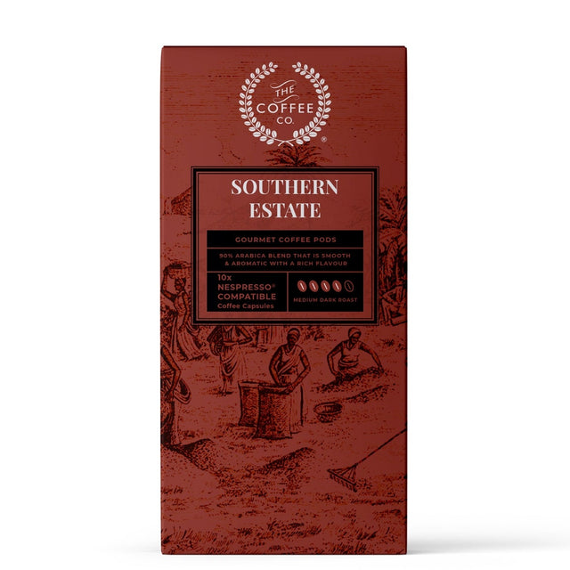Southern estate Nespresso® Compatible Coffee Capsules - Box of 10 pods