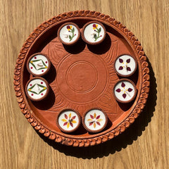 The Good Route Diyas - small set of 16, - set of 8 x2
