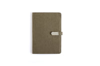 The Label GAIA Hemp A5 Diary with Button Flap Closure