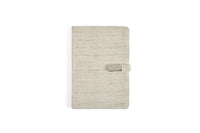 The Label GAIA Hemp A5 Diary with Button Flap Closure