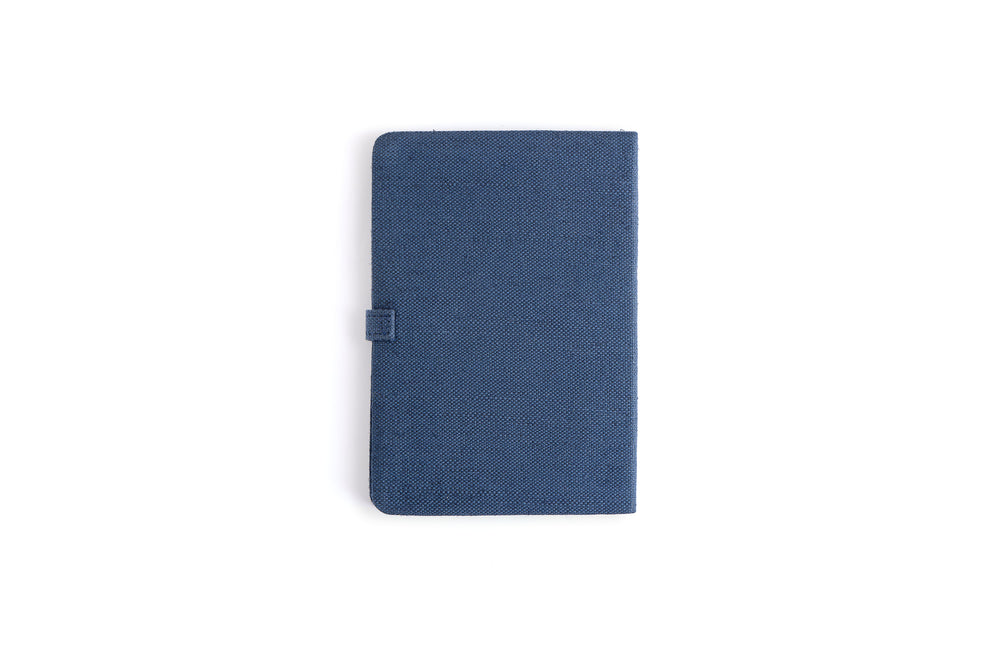 The Label GAIA Hemp A5 Diary with Button Flap Closure