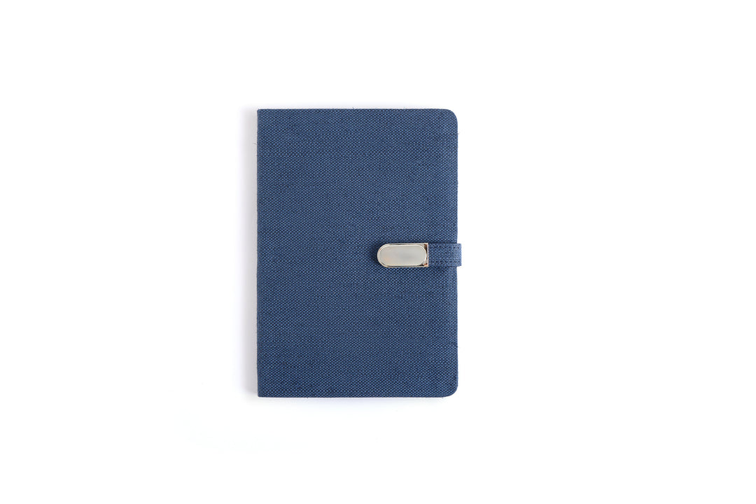 The Label GAIA Hemp A5 Diary with Button Flap Closure - Suspire