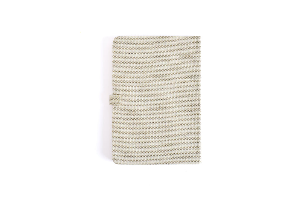 The Label GAIA Hemp A5 Diary with Button Flap Closure