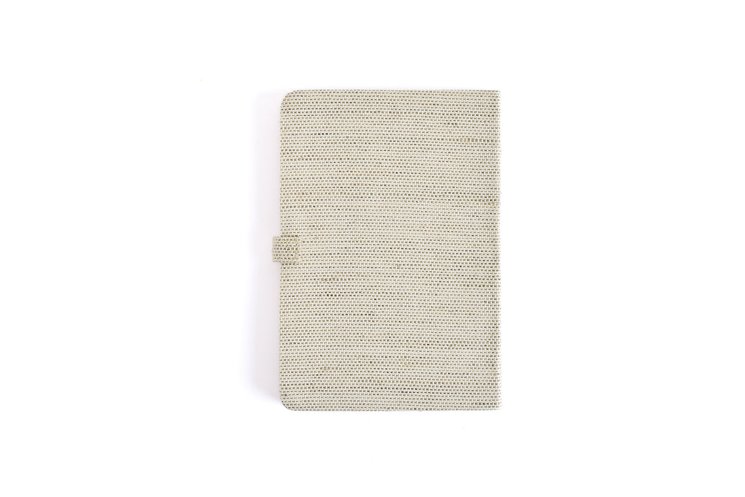 The Label GAIA Hemp A5 Diary with Button Flap Closure - Suspire