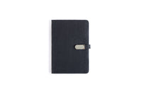 The Label GAIA Hemp A5 Diary with Button Flap Closure