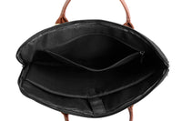 The Label GAIA Hemp and PU Slim Laptop Bag
