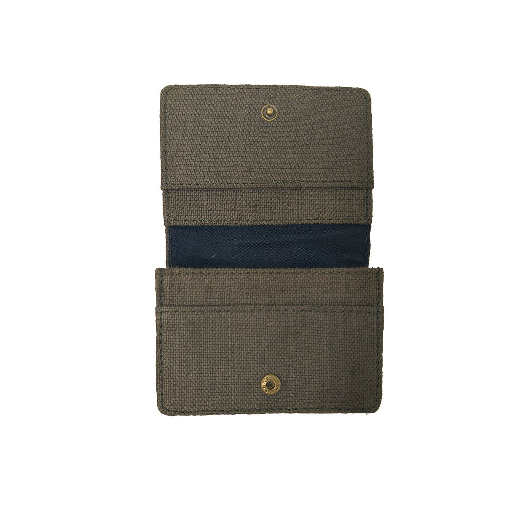 The Label GAIA Hemp Fliptop Horizontal Card Holder - Suspire