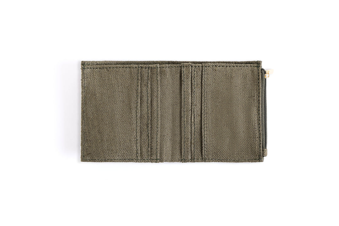 The Label GAIA Hemp Men’s Wallet with Coin Pocket - Suspire