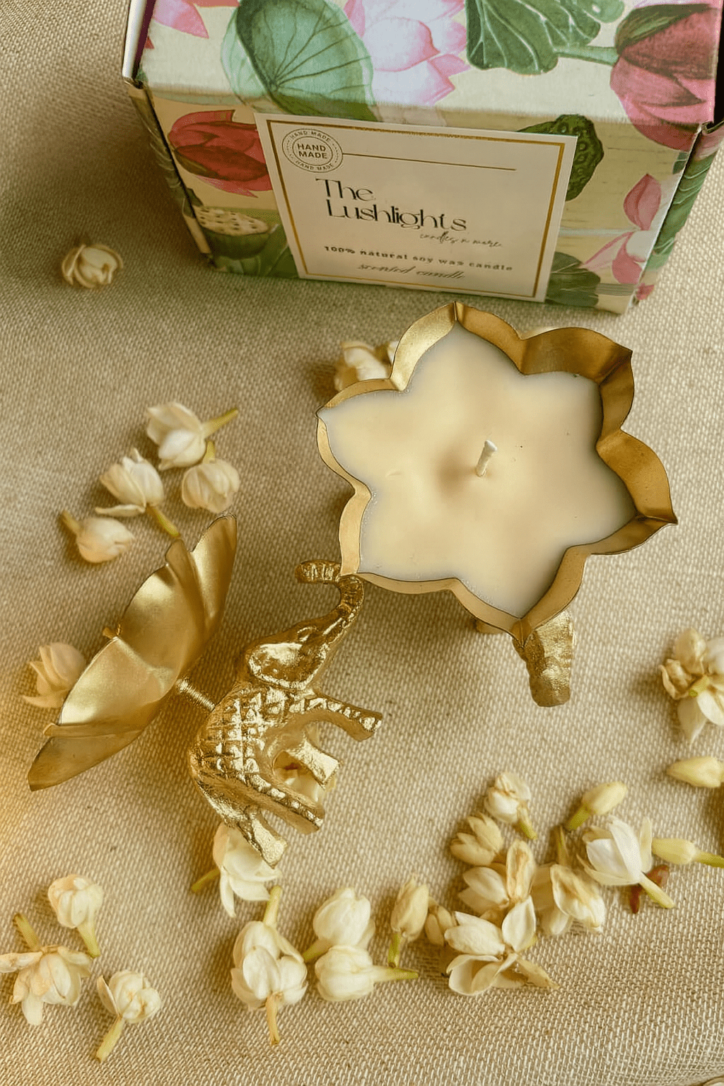 The Lushlights Elephant uril candle set of 2 - Suspire