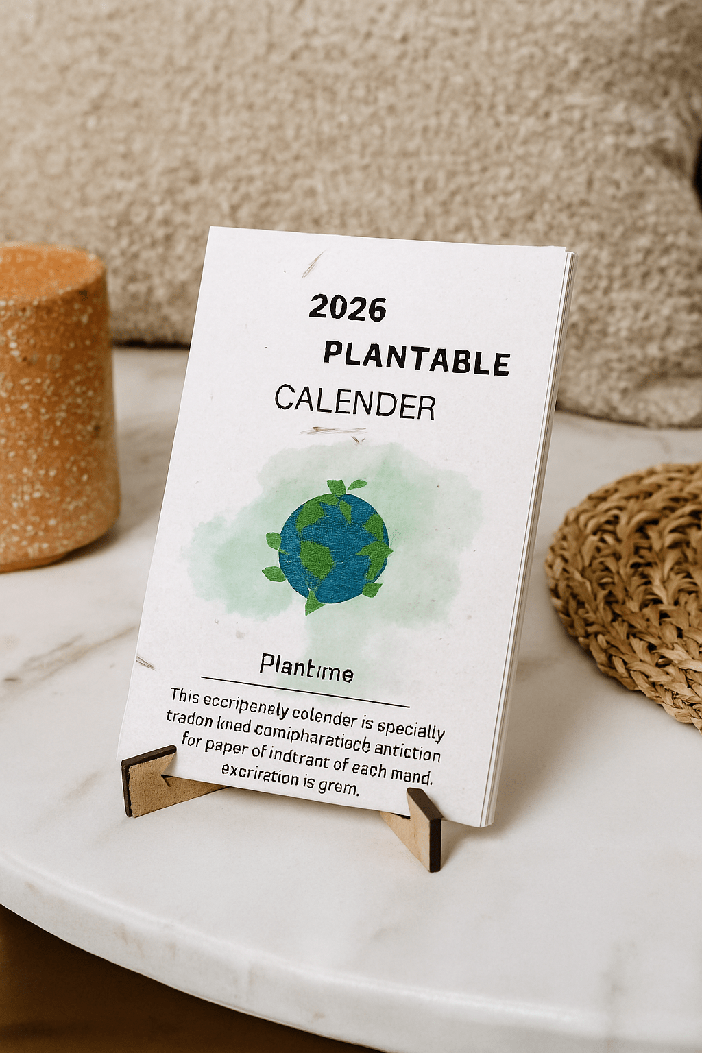 The Lushlights Plantable seed Desk calender 2026 - Suspire
