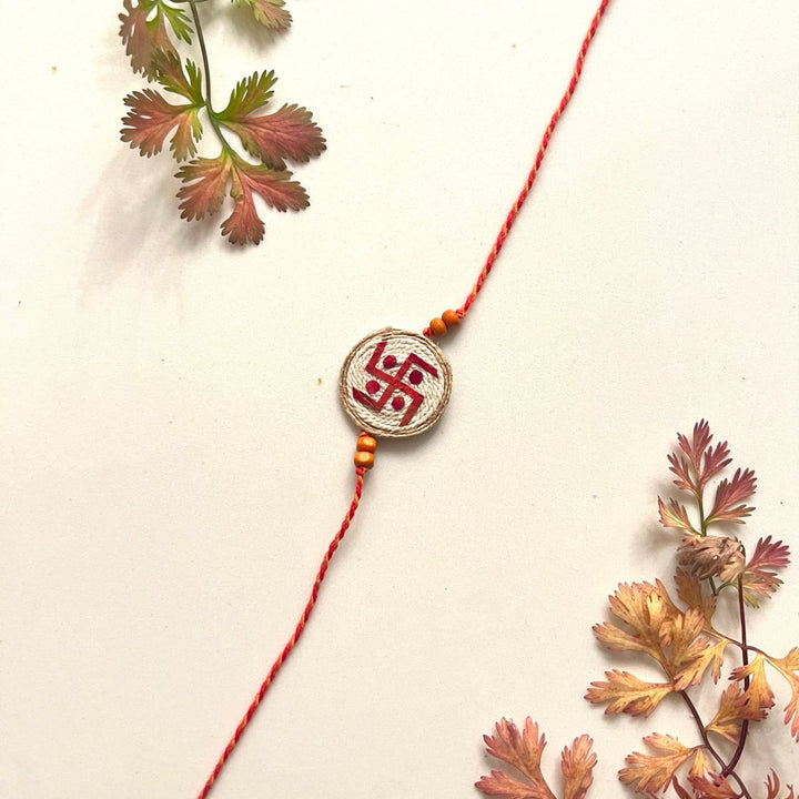 Eco-friendly Plantable Rakhi | Swastika Rakhi