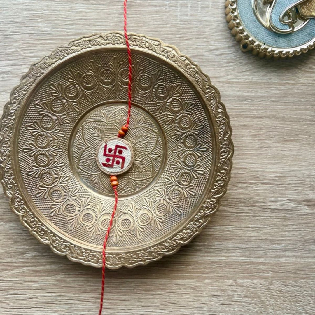 Eco-friendly Plantable Rakhi | Swastika Rakhi