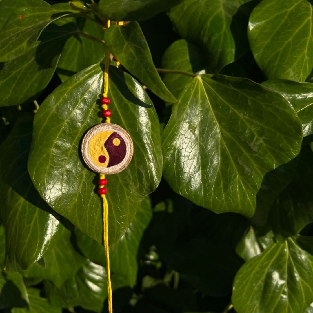 Eco-friendly Plantable Rakhi | Yin & Yang Rakhi
