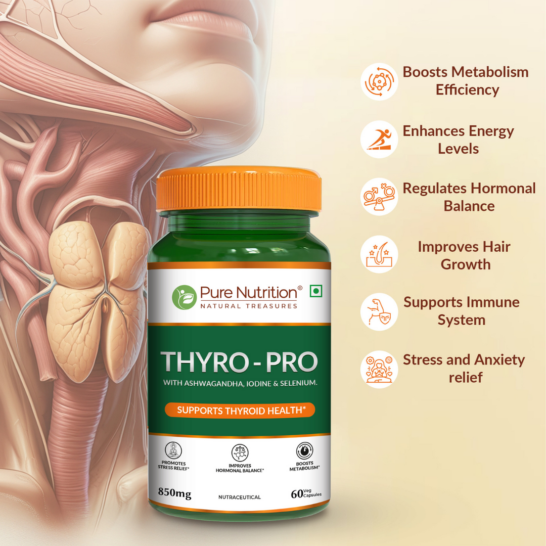 Thyroid Support with Thyro Pro – 60 Veg Capsules
