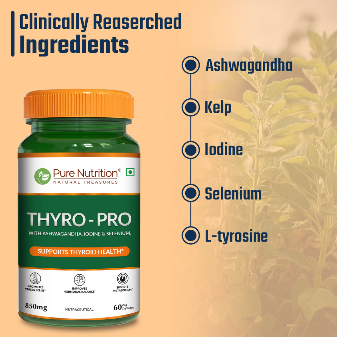 Thyroid Support with Thyro Pro – 60 Veg Capsules