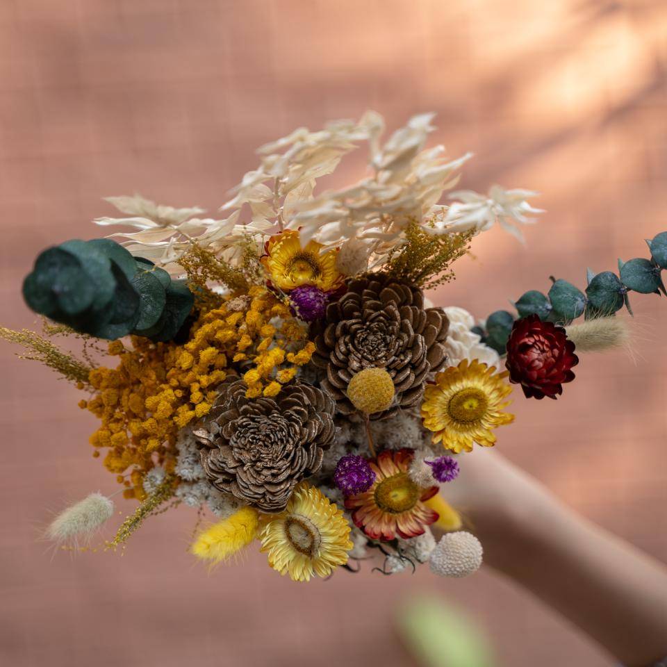 Timeless Petal Dried Flower Bouquet | Luxury Everlasting Floral Arrangement