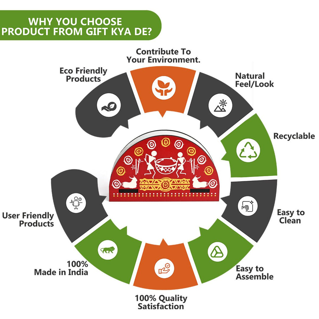 Gift Kya De Napkin Holder for Dining Table | Tissue Paper Stand | Kitchen Accessories