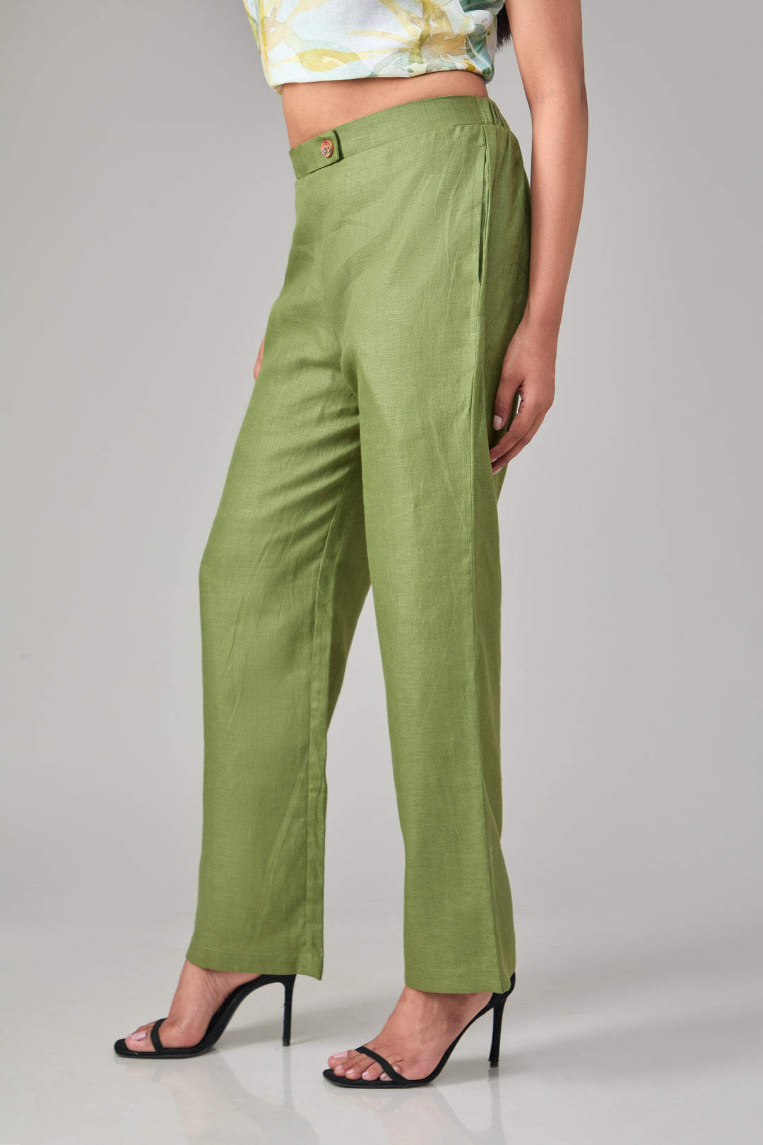 The Label GAIA Hemp Olive Lounge Pants