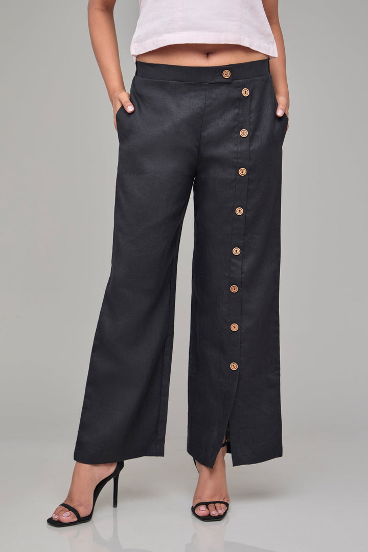 The Label GAIA Women's Hemp Button Up Pants