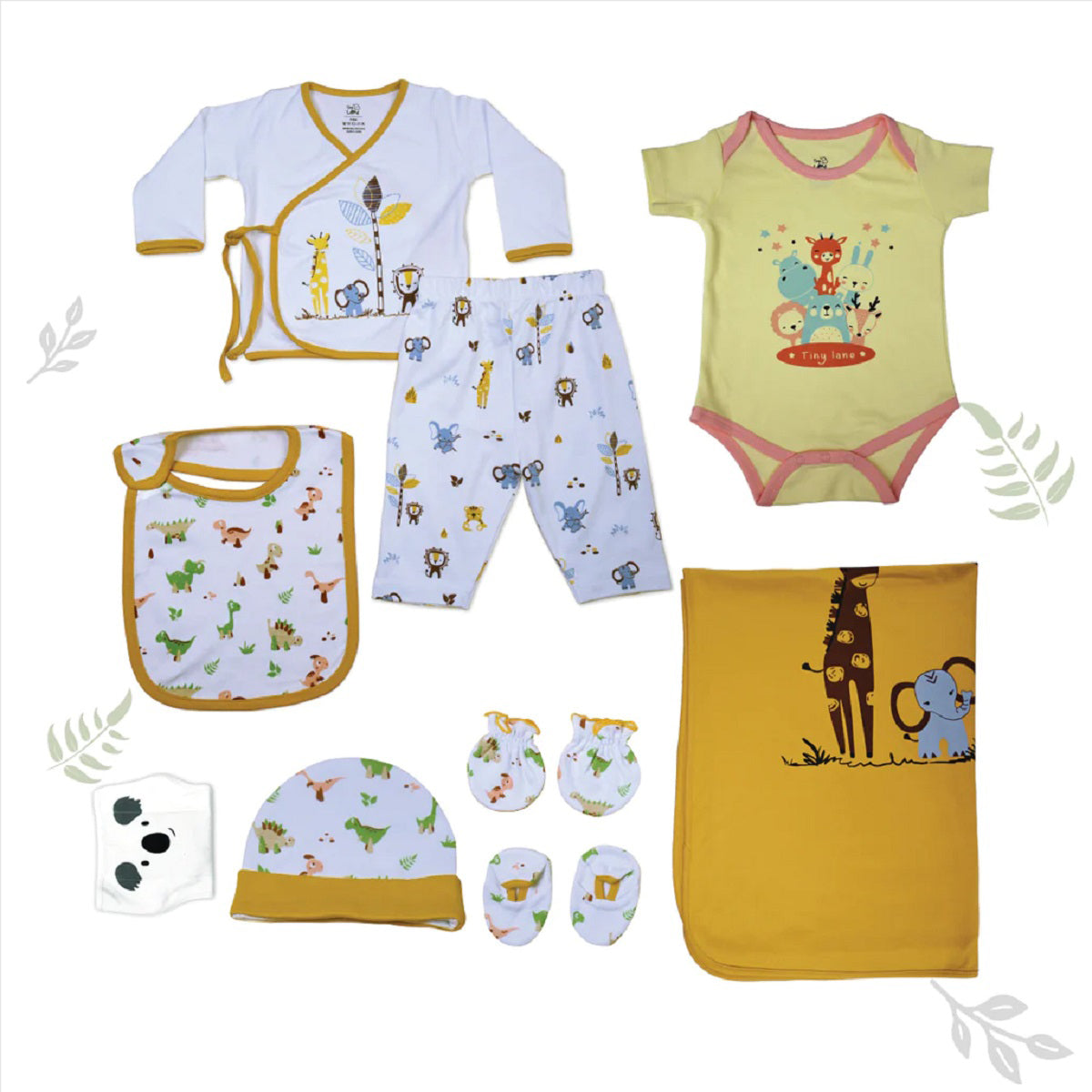 Tiny Lane. Jungle Tribe Infant Gift Set | Pack of 9