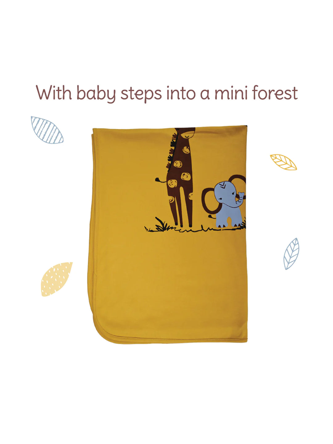 Tiny Lane Newborn Baby Blanket - Jungle Tribe