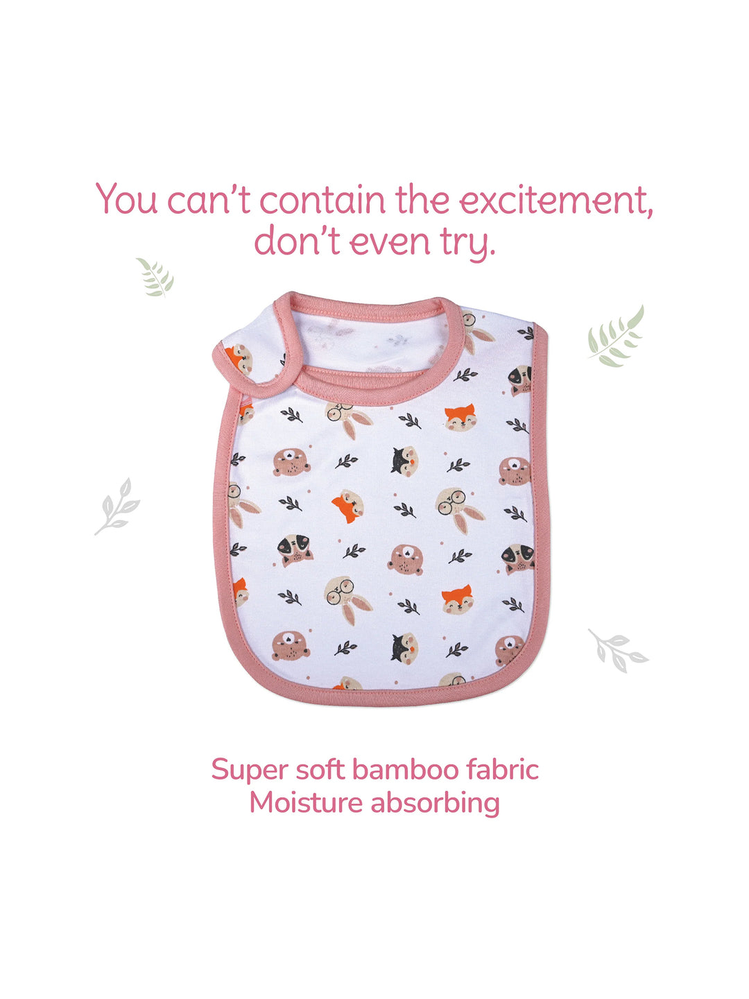 Tiny Lane Giggle Baby Clothing Set - Dino Jhabla, Legging, & Honey Bunny Bib