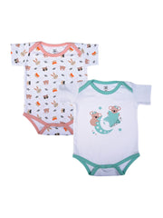 Tiny Lane Newborn Onesies - Honey Bunny + Krescent Koala (Pack of 2)