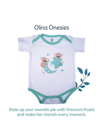 Tiny Lane Newborn Onesies - Honey Bunny + Krescent Koala (Pack of 2)