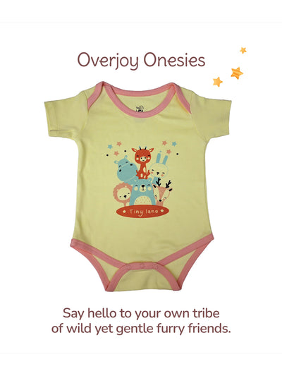 Tiny Lane Baby Onesies - Jolly Ride + Honey Bunny (Pack of 2)