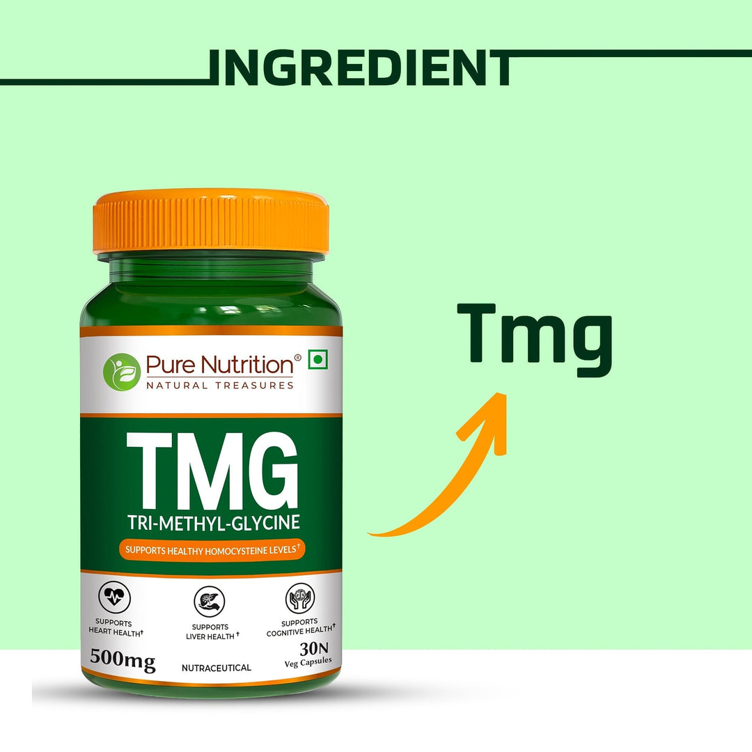 TMG 500mg Trimethylglycine | Methylation, Homocysteine & Liver Support