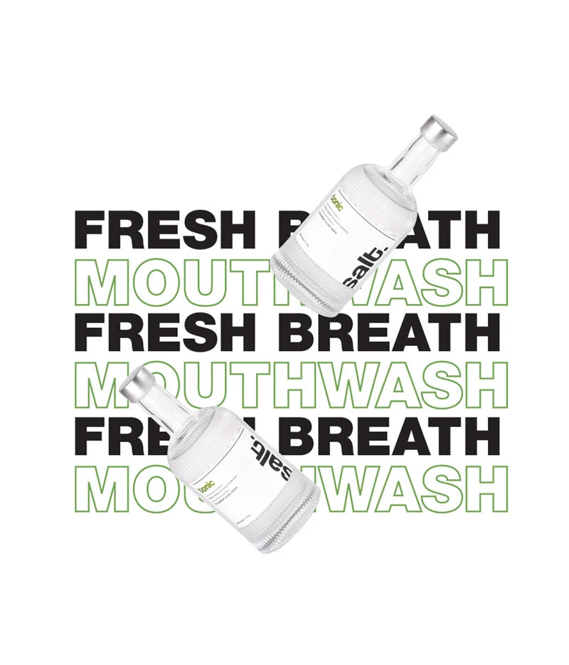 Salt Oral Care Tonic Fresh Breath Mouthwash - Cucumber & Aloe Vera