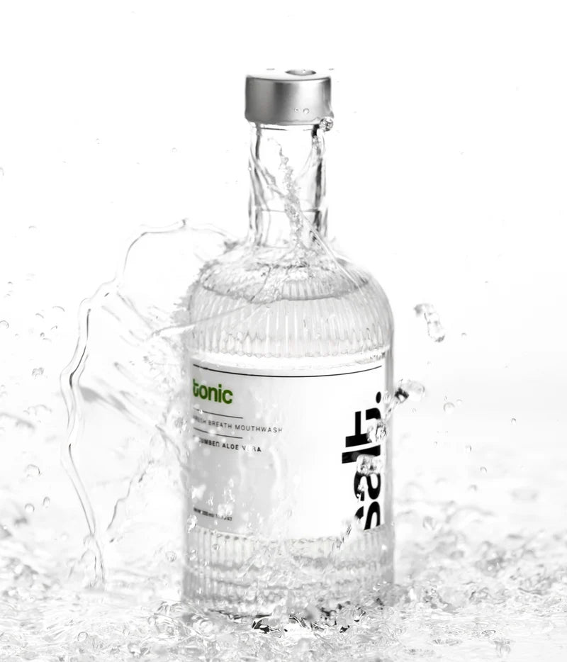 Salt Oral Care Tonic Fresh Breath Mouthwash - Cucumber & Aloe Vera