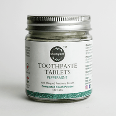 Toothpaste Tablets - Peppermint (180 Tablets) - for All-Day Fresh Breath