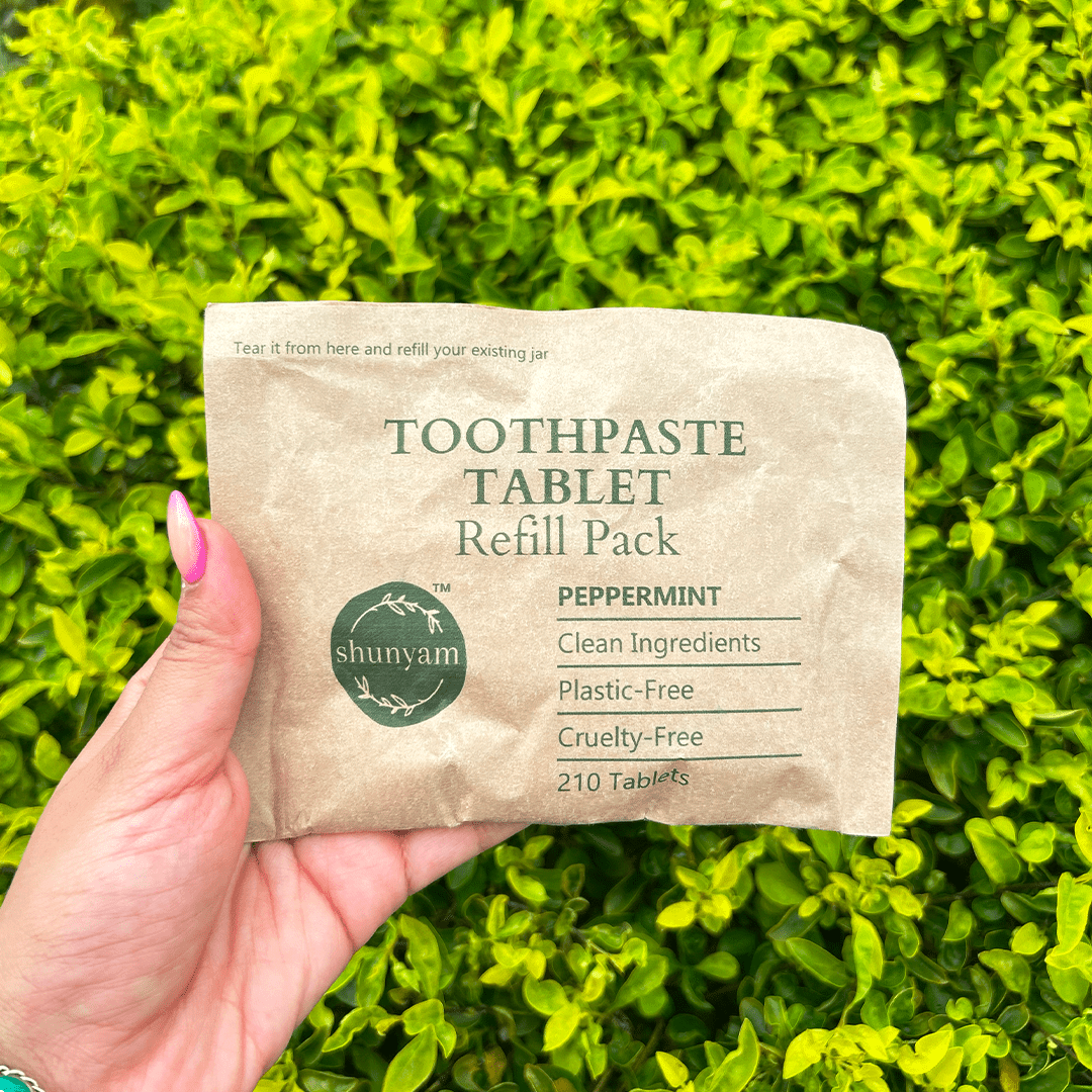 Toothpaste Tablets Refill Pack | 210 Tablets | Compostable Packaging - Suspire