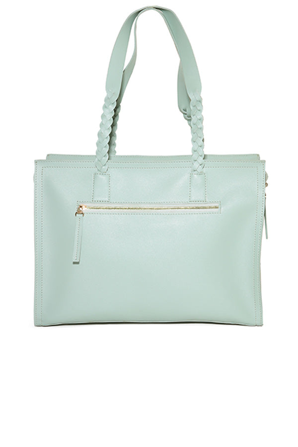 A and S Accessories Tote with hand braided handles