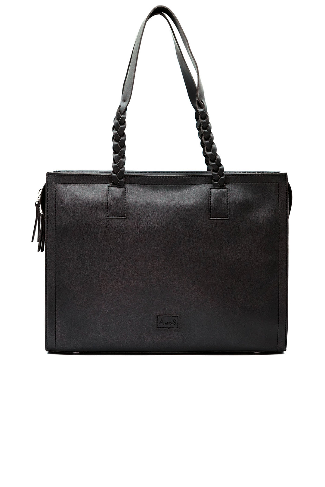 A and S Accessories Tote with hand braided handles